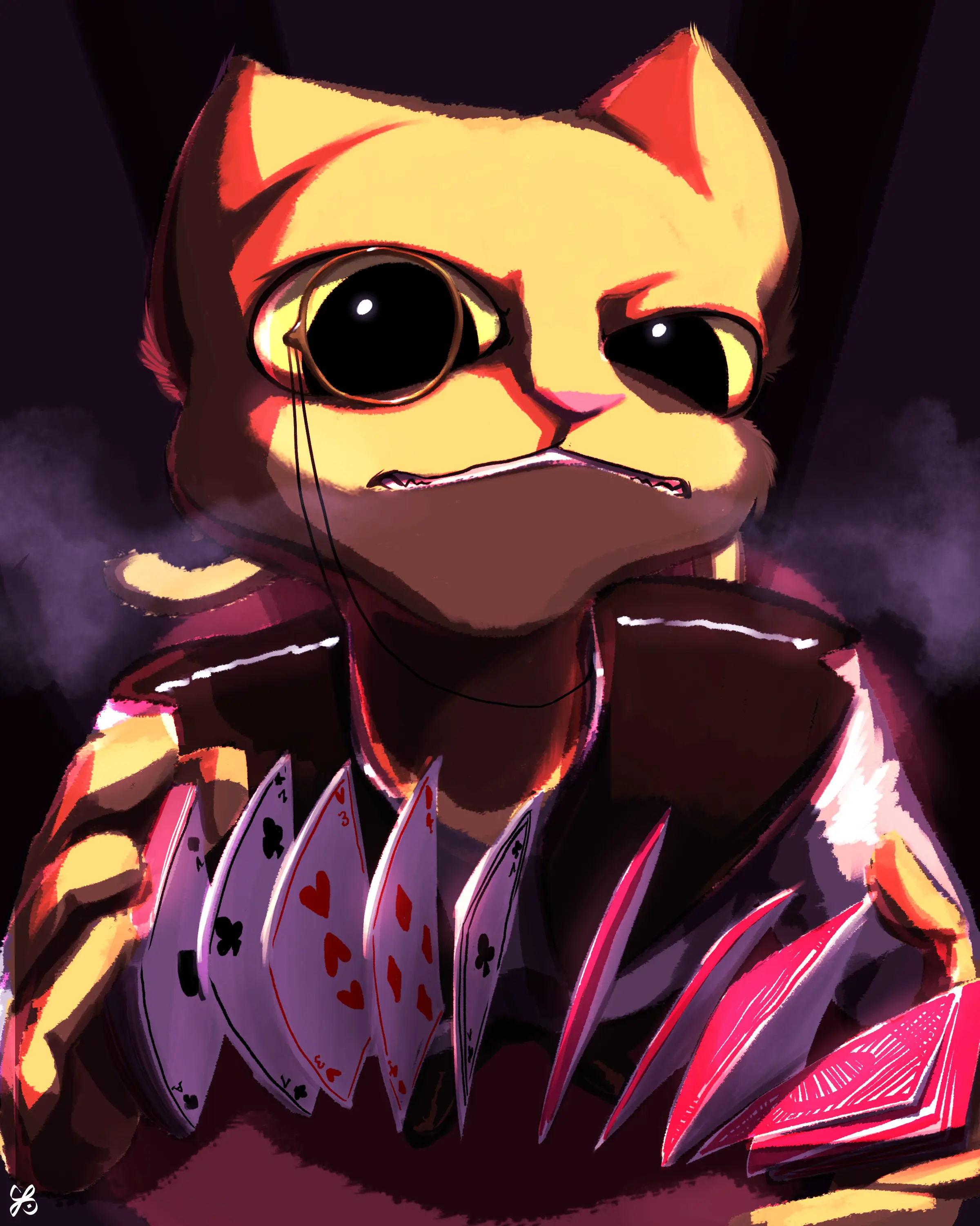 A fanart of Katia from the Prequel web series