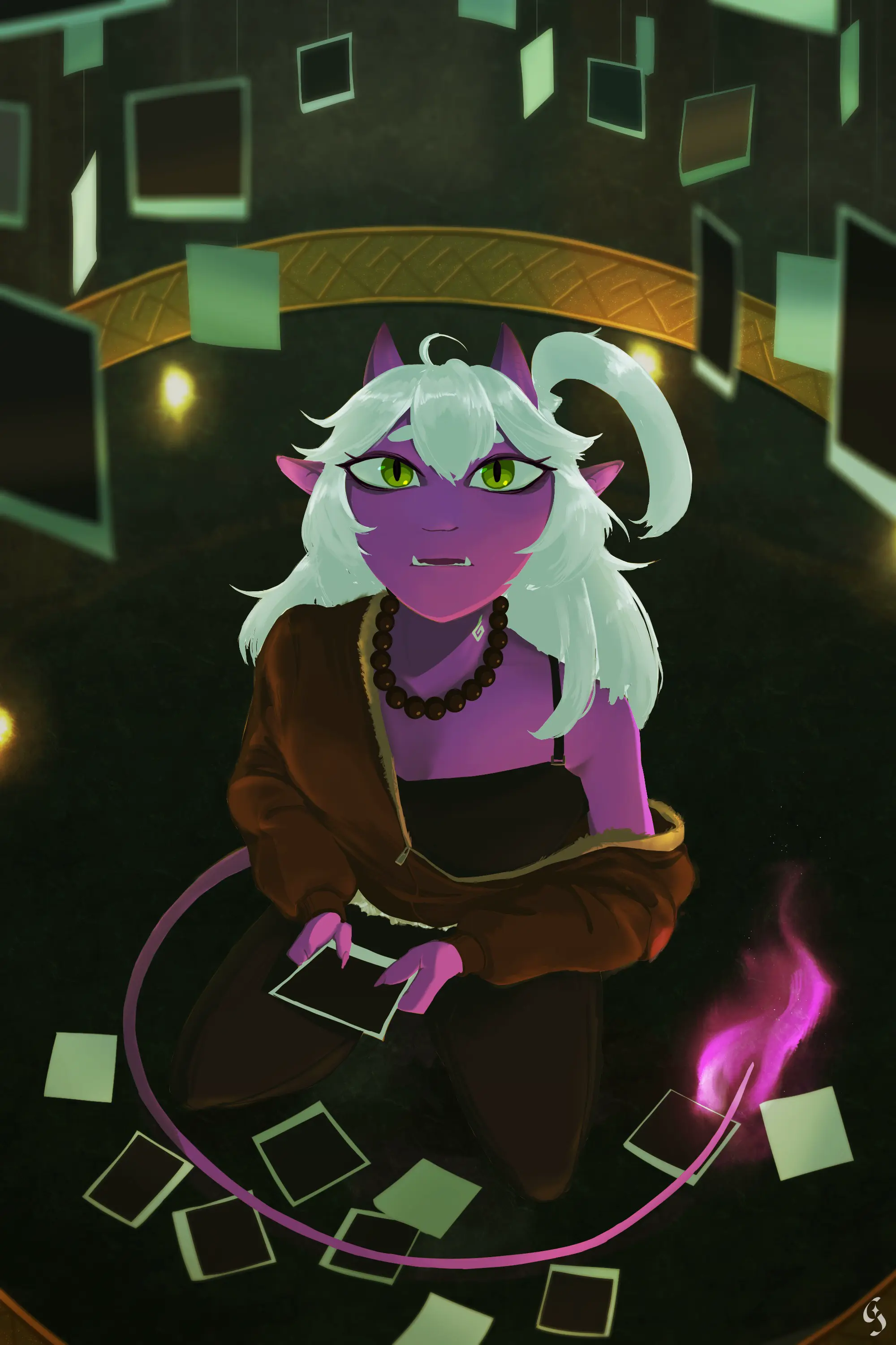 A mysterious artwork of Tsubaki