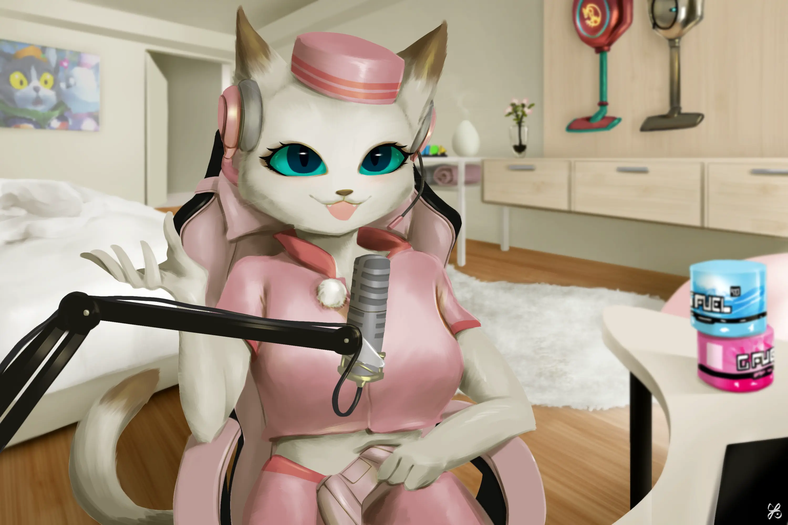 A fanart of Catherine from Blinx the Time Sweeper