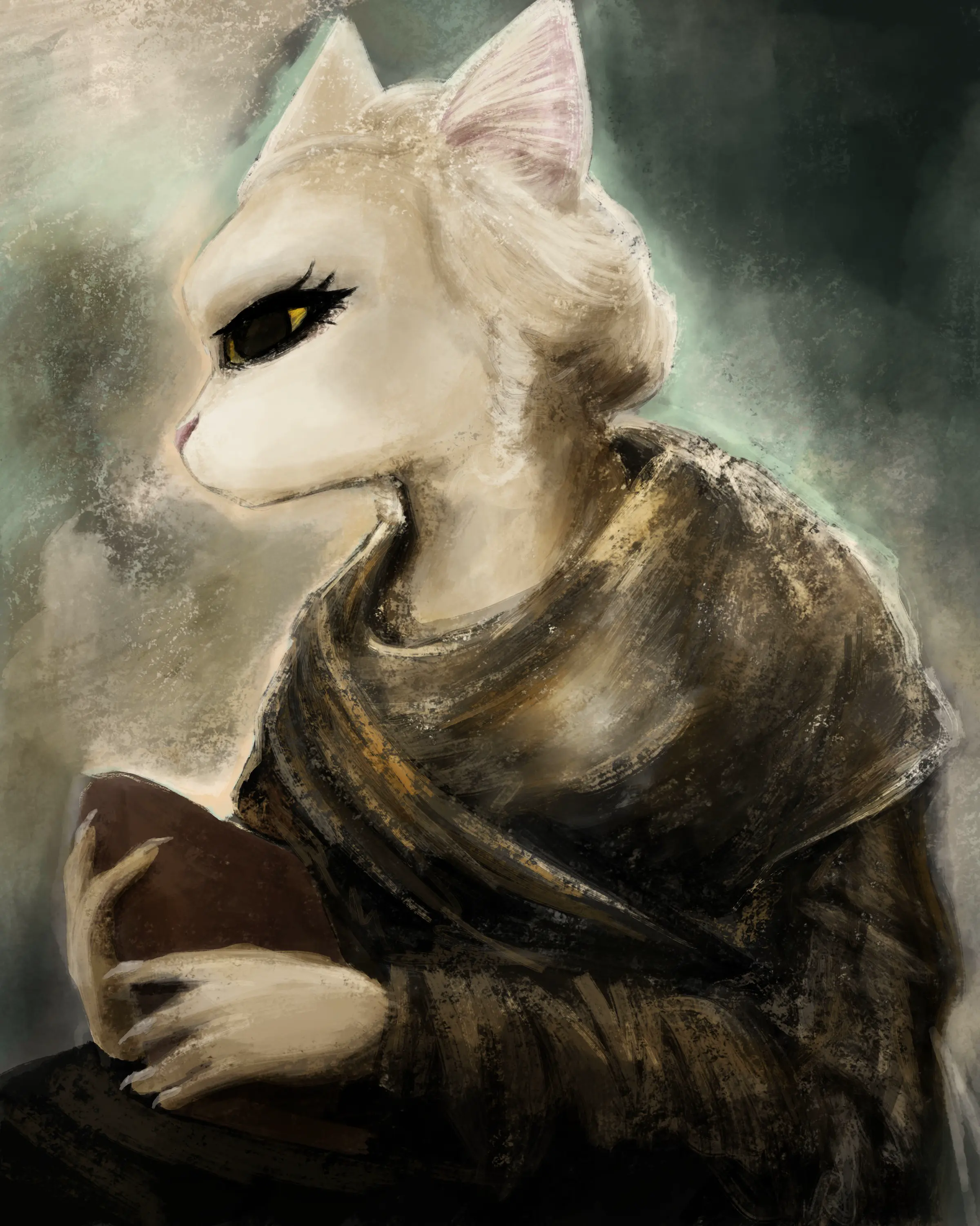 A painterly artwork of Van